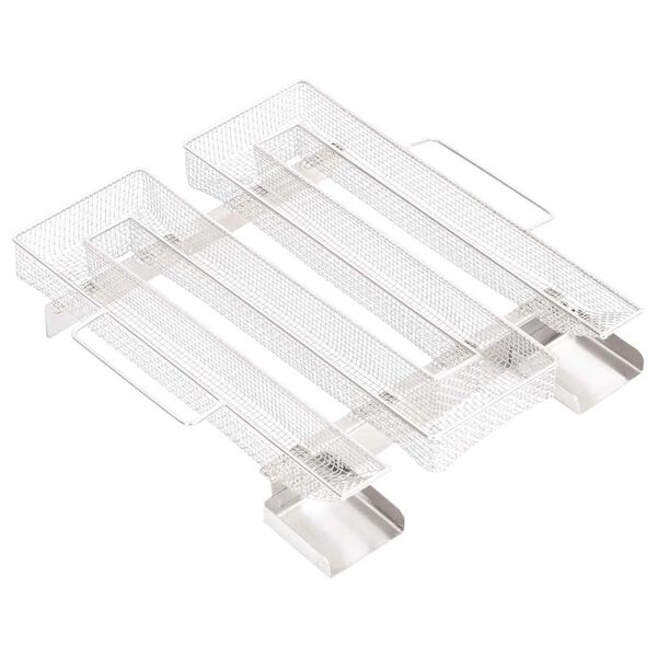 vidaXL Generatore di Fumo Freddo 4 Lati 22,5 cm in Acciaio Inox