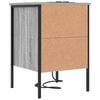 vidaXL Armadio da Notte 2 pcs Grigio Sonoma 42 x 41 x 61 cm