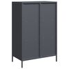 vidaXL Credenza Antracite 68x39x103,5 cm Acciaio