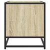 vidaXL Mobile TV Rovere Sonoma 61x40x46 cm Legno Multistrato e Metallo