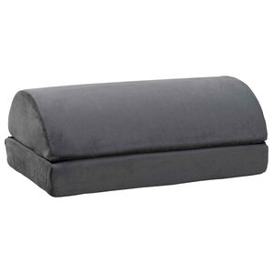 vidaXL Tinta unita Grigio 44 x 29 x 17 cm Schiuma PU