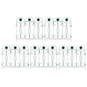 vidaXL Recinzione per Giardino Traliccio Verde 305,5 x 55,5 x 0,3 cm