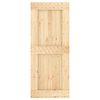 vidaXL Porta NARVIK Naturale 85 x 210 cm Legno di pino solido