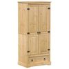 vidaXL Armadio Corona 76x50x170 cm in Legno Massello di Pino