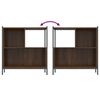 vidaXL Libreria Rovere Marrone 72x28x77,5 cm in Legno Multistrato
