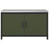 vidaXL Stoccaggio in cucina Verde oliva 60 x 50 x 92 cm Acciaio