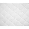 vidaXL Coprimaterasso Trapuntato Bianco 140x200 cm Leggero