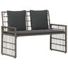vidaXL Panchina da esterno 2 -Seater 116 x 55 x 82 cm
