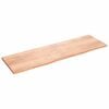 vidaXL Ripiano Muro Marrone 200x60x(2-4) cm Massello Rovere Trattato