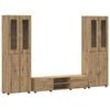 vidaXL Set mobile TV FLORIN 3 pz Rovere artigianale