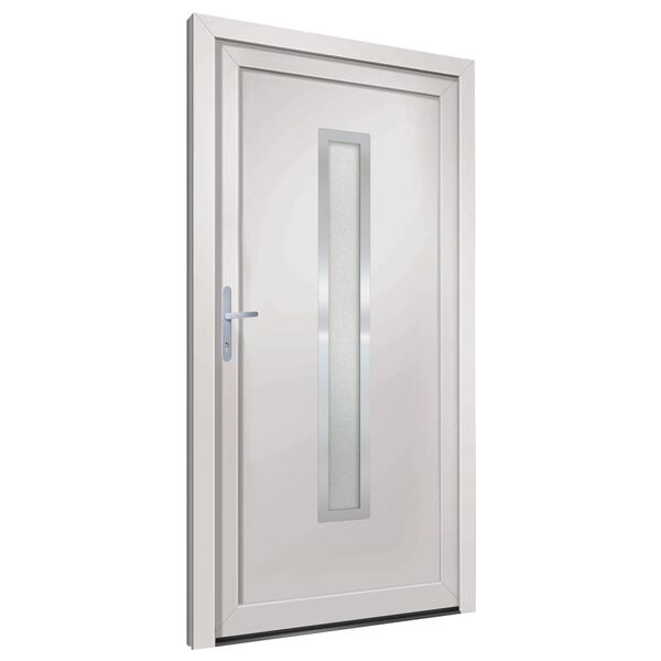 vidaXL Porta Ingresso Bianca 98x190 cm in PVC