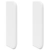 vidaXL Orecchia della Testata Bianco 40,5 x 40,5 x 4 cm PVC