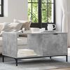 vidaXL Tavolino da salotto Grigio cemento 90 x 49 x 46 cm