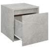 vidaXL Cassetto Contenitore Grigio Cemento 40,5x40x40 cm in Legno
