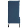 vidaXL Divano alto Blu 109 x 56 x 121 cm Tessuto