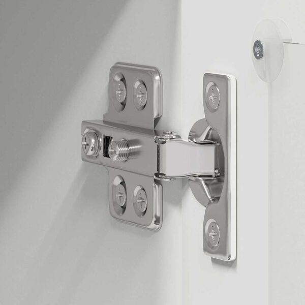 vidaXL Pensile cucina con porta 2 pcs Bianco Lucido 60 x 31 x 40 cm