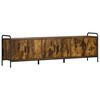 vidaXL Mobile TV 146 x 33 x 50 cm Rovere Fumo Legno ingegnerizzato
