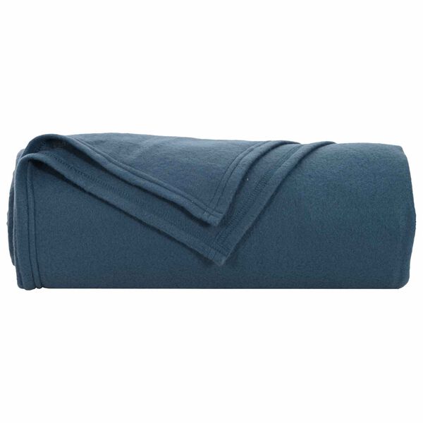 vidaXL Coperte da Pile 24 pcs Blu navy 200 x 150 cm Panno