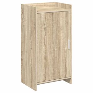 vidaXL Mobile per scarpe con porta Rovere Sonoma 48 x 36 x 92 cm