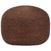 vidaXL Pouf Lavorato a Mano 40x45 cm in Juta Marrone