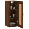vidaXL Mobile a Parete Rovere Marrone 34,5x34x90 cm Legno Multistrato