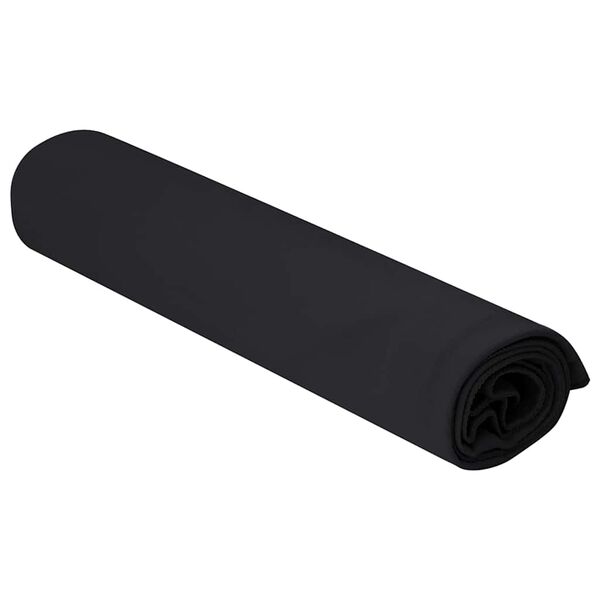 vidaXL Asciugamani Sportivi 2 pcs Nero 100 x 50 cm