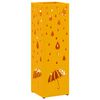 vidaXL Stand per Ombrelli da Pioggia Senape 15,5 x 15,5 x 49 cm
