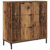 vidaXL Credenza Legno vecchio 79,5 x 33 x 82 cm Legno multistrato