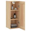 vidaXL Mobile a Parete Rovere Sonoma 34,5x34x90 cm Legno Multistrato