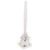 vidaXL Scultura Argento 26 x 26 x 110 cm Alluminio