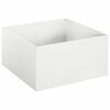 vidaXL Vaso da giardino Bianco 60 x 60 x 30 cm