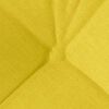 vidaXL Cuscini per Seduta 4 pcs Giallo Chiaro 45 x 45 x 12 cm Tessuto