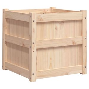 vidaXL Fioriera da Giardino 50x50x50 cm in Legno Massello di Pino