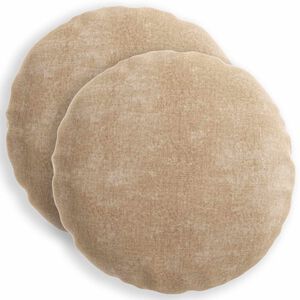 vidaXL Federa 2 pz HEERLEN Tortora &Oslash; 40 cm Tessuto Chenille