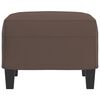 vidaXL Poggiapiedi Marrone 60x50x41 cm in Similpelle