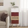 vidaXL Credenza con Cassetti 40x30x95 cm in Legno Multistrato