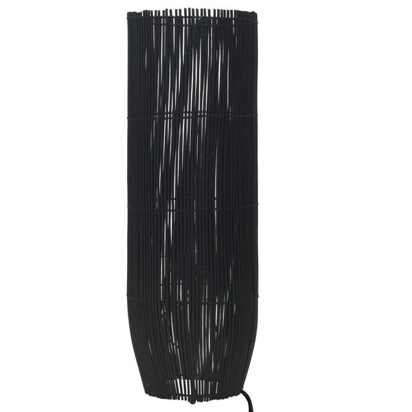 vidaXL Lampada da Pavimento in Salice Nera 84 cm E27