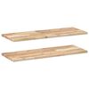 vidaXL Mensole da Parete 2 pz 100x30x2 cm Legno Acacia Non Trattato