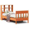 vidaXL Letto senza Materasso Marrone Cera 75x190 cm in Legno di Pino