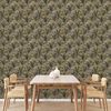 DUTCH WALLCOVERINGS Carta da Parati Palm Trees Oro e Nero