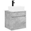 vidaXL Mobile lavabo da parete Grigio Cemento 49 x 41 x 63 cm