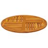 vidaXL Piano per Tavolo Ø90x2,2 cm Rotondo in Legno Massello di Acacia