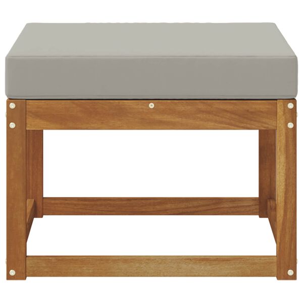 vidaXL Poggiapiedi da Esterno Legno di Acacia Massello Naturale