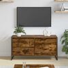 vidaXL Mobile TV Quercia Fumosa 100 x 36 x 49.5 cm Legno multistrato