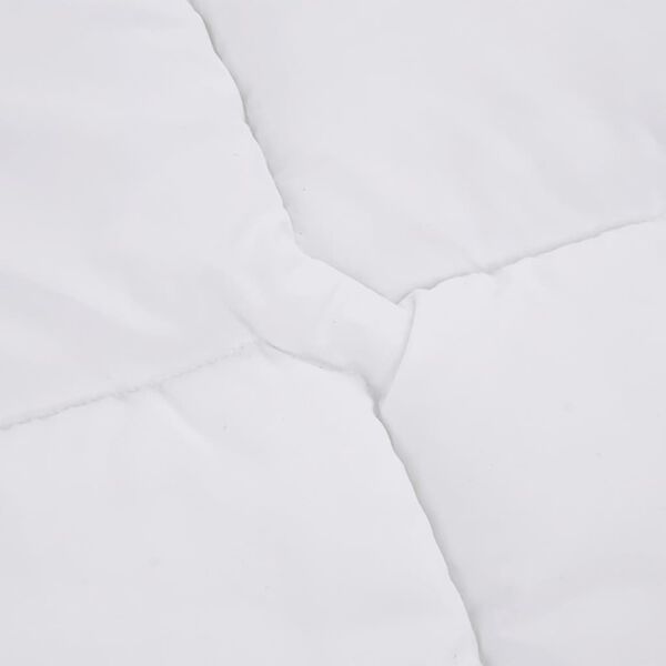 vidaXL Coprimaterasso Bianco 90x220 cm