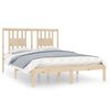 vidaXL Giroletto in Legno Massello 135x190 cm Double