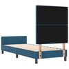 vidaXL Letto a molle con testiera Blu Scuro 80 x 200 cm Velluto