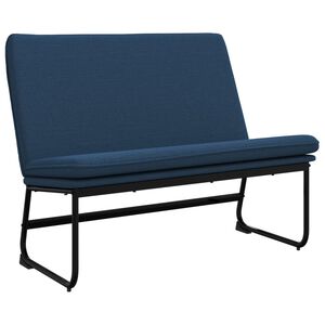 vidaXL Panca Blu 100x75x76 cm in Tessuto