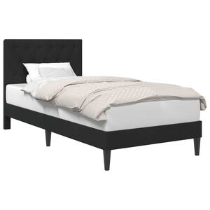 vidaXL Struttura del letto con testiera Nero 80 x 200 cm Velluto
