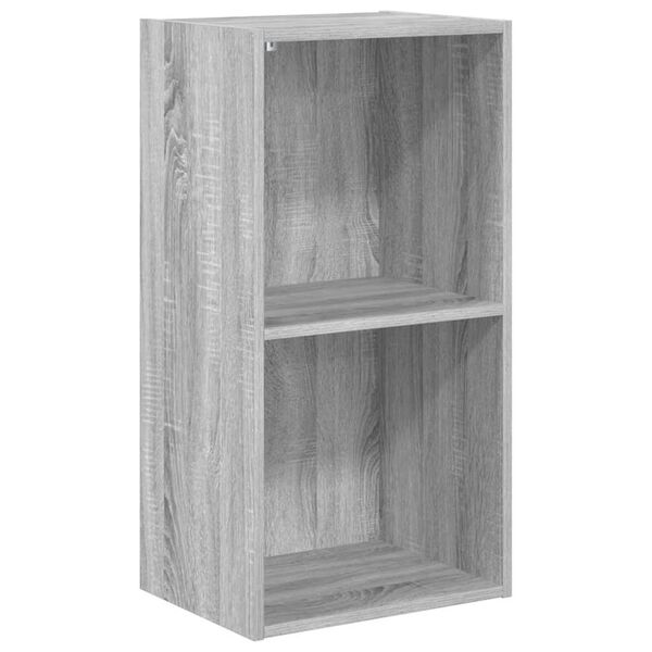 vidaXL Libreria Grigio Sonoma 40x30x77 cm in Legno Multistrato
